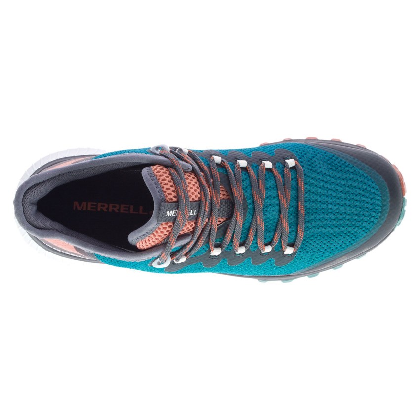 Chaussures Randonnée Merrell Bravada Waterproof Turquoise Femme | B.Z.JGDD